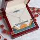 Retirement Gifts Jewelry Happy Retirement Necklace with Gift Box