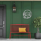 Porch Sign Front Door Welcome Sign Metal Sign Decor