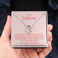 Lucky in Love Necklace to Girlfriend, Gifts for Girlfriend White Gold Cubic Zirconia, Gifts from Boyfriend