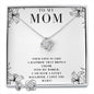 Mom Gifts Love Knot Earring & Necklace Set Gifts for Mom Wedding Christmas Birthday