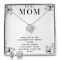Mom Gifts Love Knot Earring & Necklace Set Gifts for Mom Wedding Christmas Birthday