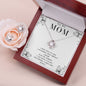 Mom Gifts Love Knot Earring & Necklace Set Gifts for Mom Wedding Christmas Birthday