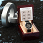 Men's Openwork Watch Anniversary Gifts Love Coupons Card Gifts for Husband, Boyfriend