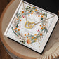Christmas Jewelry Gifts Interlocking Hearts Happy Christmas