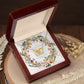 Christmas Jewelry Gifts Interlocking Hearts Happy Christmas