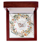 Christmas Jewelry Gifts Interlocking Hearts Happy Christmas