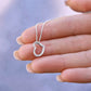 Best Friend Gifts for Birthday Christmas Heart Necklace Silver or Gold - Dakoda Goods & Co.