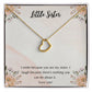 Little Sister Gifts, Simple Heart Necklace Christmas Gift Birthday Gift for Little Sister - Dakoda Goods & Co.