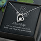 Gift for Wife Heart Necklace Gift for Wife Christmas Gifts Birthday Anniversary