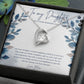 Daughter Wedding Day Gifts Forever Love Necklace, To my Daughter on your wedding Day - Dakoda Goods & Co.