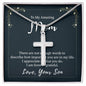 Gift for Mom from Son Cross Necklace Stainless Steel