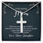 Gift for Mom Cross Necklace Stainless Steel Christmas Gift Birthday Gift for Mom