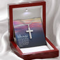 Mother In Law Gifts Cross Necklace Stainless Steel, Birthday Christmas Gifts
