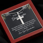 Gift for Granddaughter Stainless Steel Cross Necklace from Grandmother gift