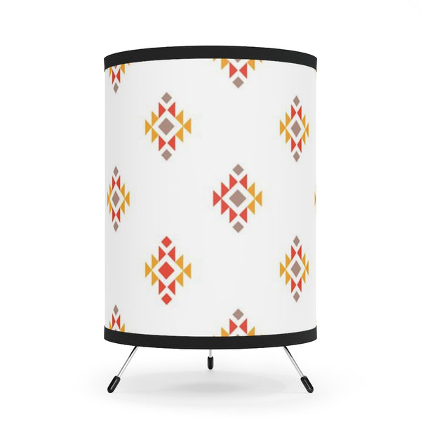 Table Lamp Sedona Horizon Tripod Lamp with High-Res Printed Shade