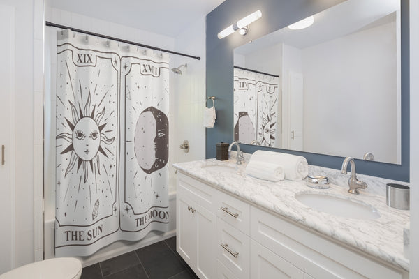 Shower Curtain Celestial Zodiac Bathroom - Dakoda Goods & Co.