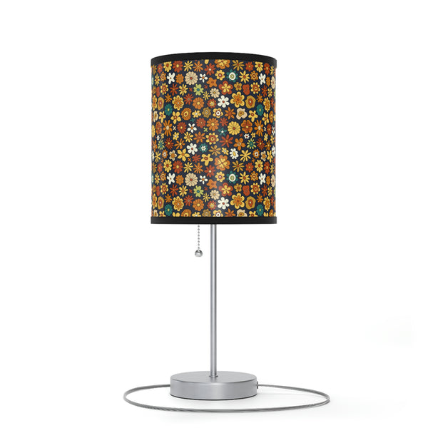 Table Lamp for Living Room Floral Decor Lighting for Bedroom Reading Lamp Home Decor Retro US|CA plug