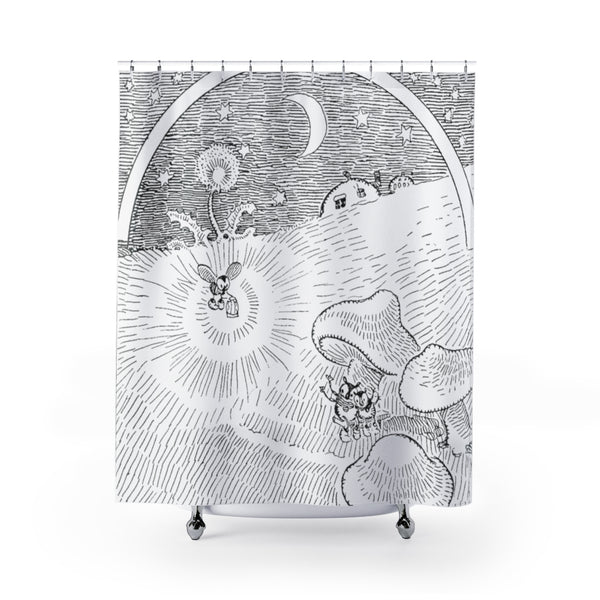 Eclectic Shower Curtain, Bathroom Decor - Dakoda Goods & Co.