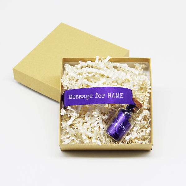 Personalized Message in a Bottle Gift Custom Text Gifts for Birthday, Gifts for Him or Her