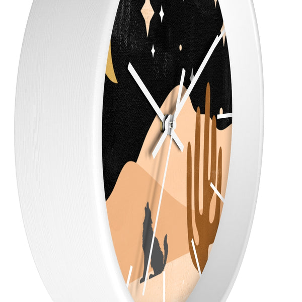 Wolf Mountain Night Wall Clock - Dakoda Goods & Co.
