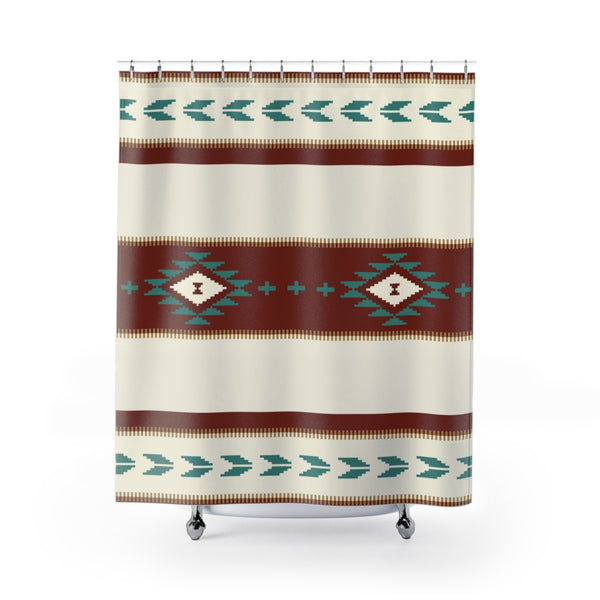 Shower Curtain Sedona Falls Southwestern Curtain Bathroom, Polyester 71 x 74 in