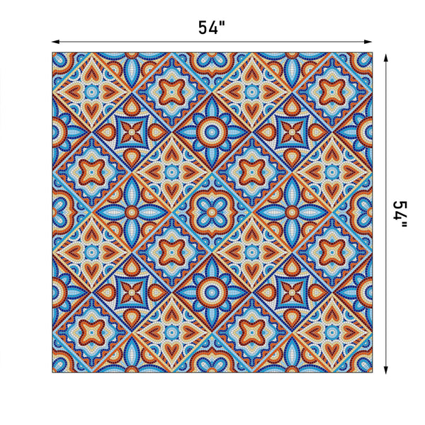 Tablecloth Mural Print Polyester Fade Resistant Table Cloth - Dakoda Goods & Co.