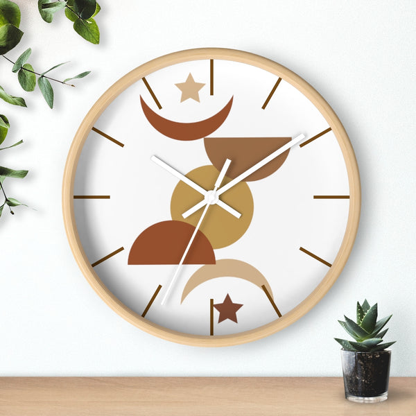 Wall Clock, Clocks, Desert, Organic Theme, Wooden Clock, Time, Wall Decor, Midwest, Wood, Plexiglass, Decor, Home Decor, Gifts - Dakoda Goods & Co.