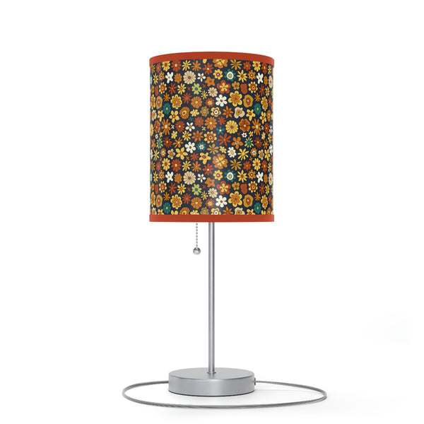 Table Lamp for Living Room Floral Decor Lighting for Bedroom Reading Lamp Home Decor Retro US|CA plug