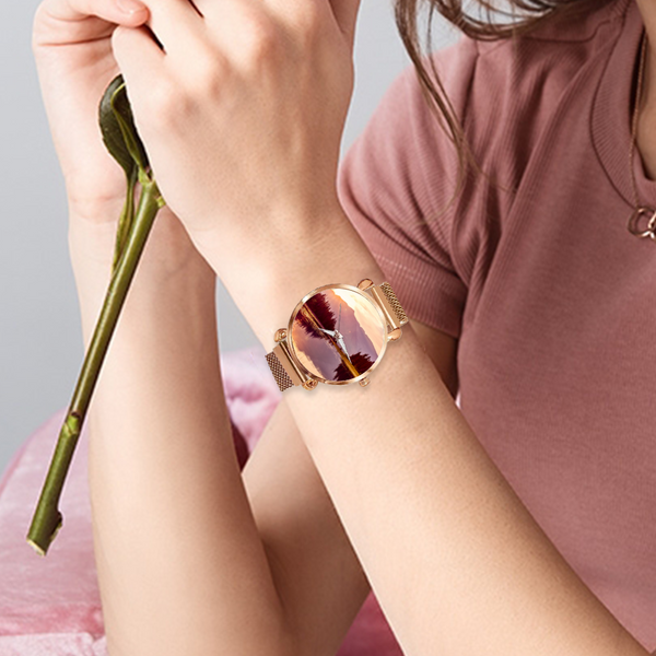 Scenic Watch Multicolor Women’s Magnetic Buckle Quartz Wrist Watch