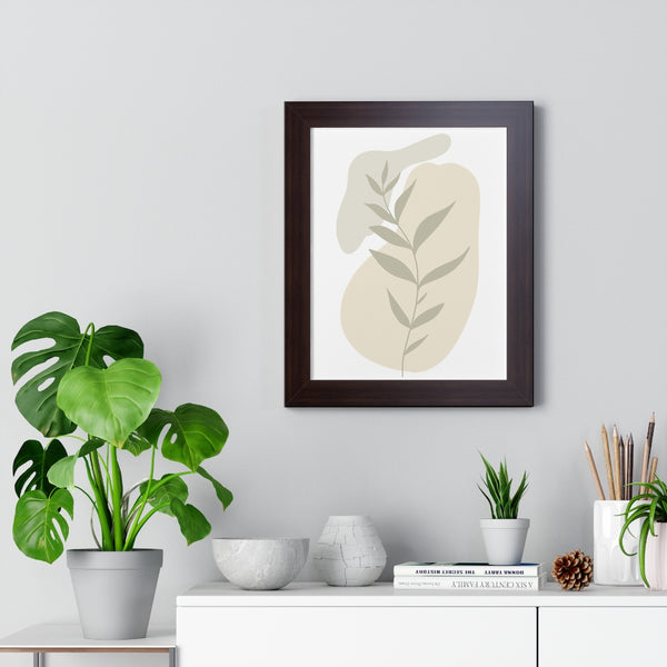 Modern Plant A Framed Vertical Poster