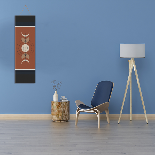 Moon Phases Wooden Plaque 6" x 20" - Dakoda Goods & Co.