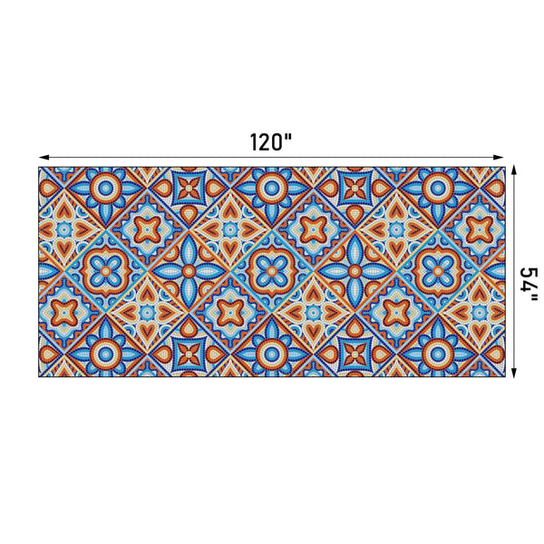 Tablecloth Mural Print Polyester Fade Resistant Table Cloth - Dakoda Goods & Co.