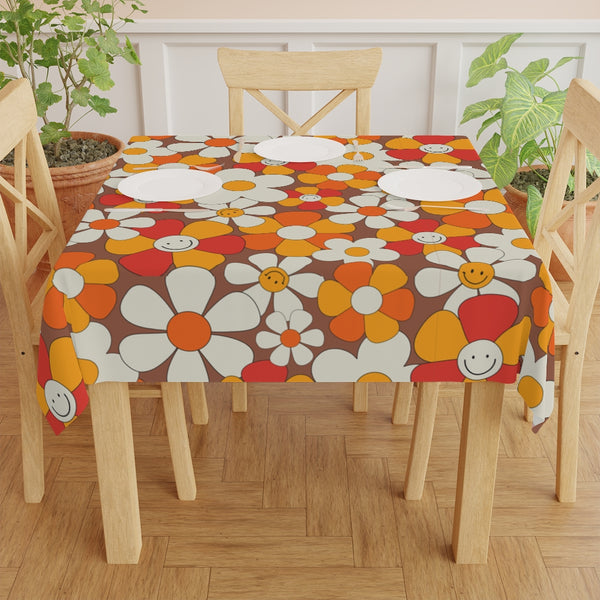 Groovy Floral Tablecloth