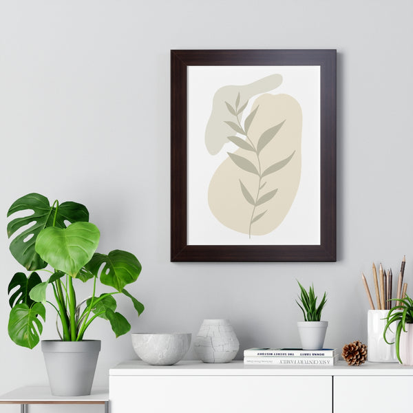 Modern Plant A Framed Vertical Poster