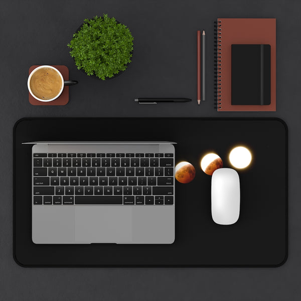 Desk Mat, Office Accessories, Moon Phases, Celestial, Office Decor, Computer Accessories - Dakoda Goods & Co.