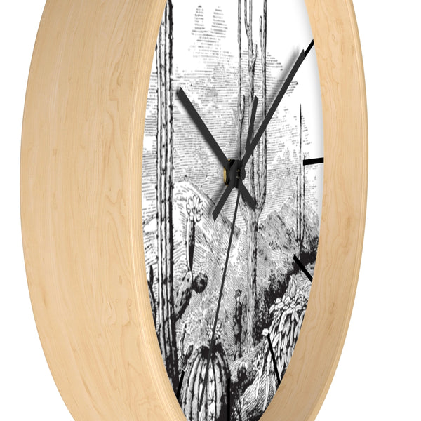 Wall Clock, Clocks, Midwest, Desert Theme, Wooden Clock, Time, Wall Decor - Dakoda Goods & Co.