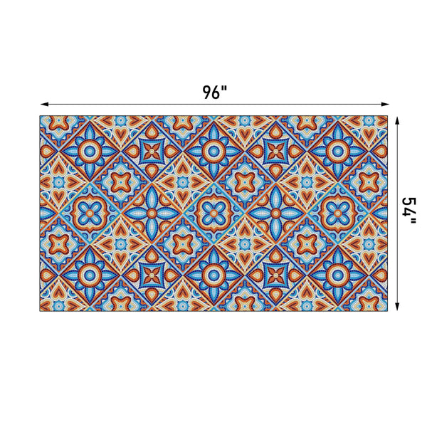 Tablecloth Mural Print Polyester Fade Resistant Table Cloth - Dakoda Goods & Co.
