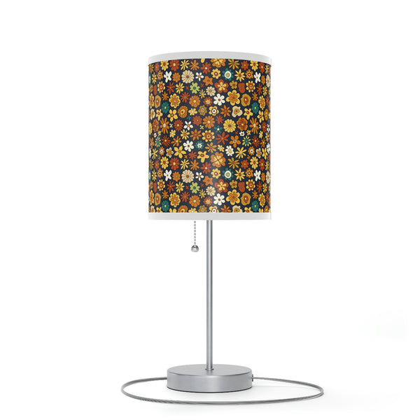 Table Lamp for Living Room Floral Decor Lighting for Bedroom Reading Lamp Home Decor Retro US|CA plug