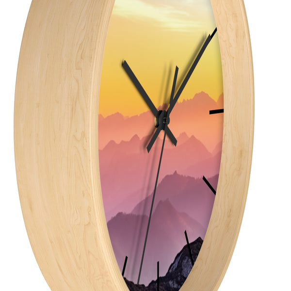 Wall clock | Scenic Wall Clock | Wooden Wall Clocks - Dakoda Goods & Co.