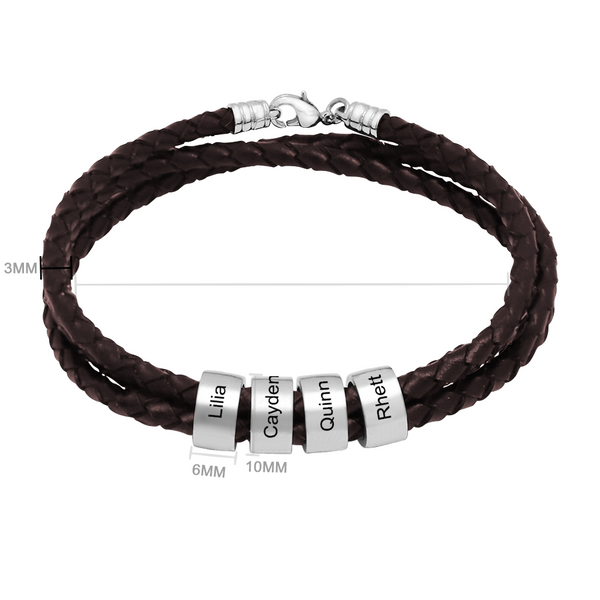 Brown + Gold Beads