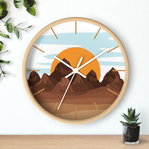 Sunrise Mountain Wall Clock - Dakoda Goods & Co.