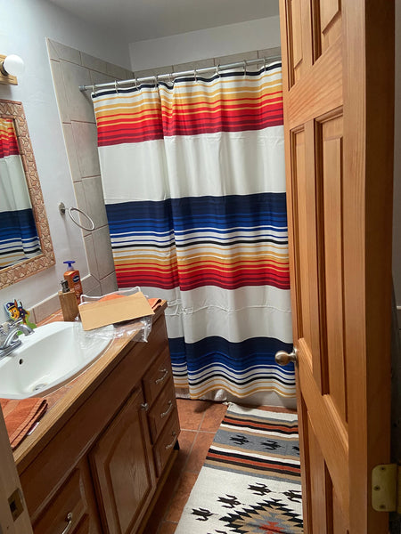 Shower Curtains Mexican Blanket Style
