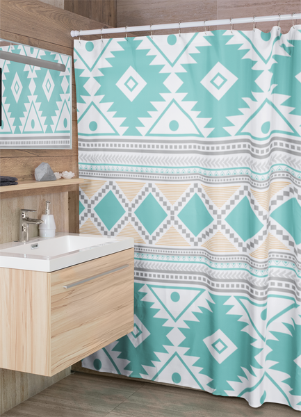 Shower Curtain, Southwestern, Bathroom Decor - Dakoda Goods & Co.
