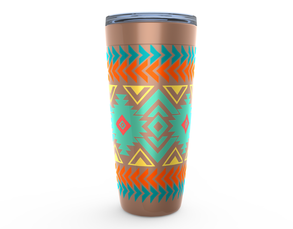 Travel Mug, Southwestern Tumbler, Aztec Tumblers - Dakoda Goods & Co.