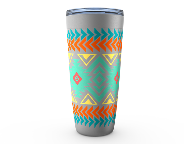 Travel Mug, Southwestern Tumbler, Aztec Tumblers - Dakoda Goods & Co.