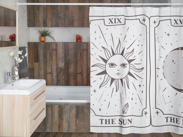 Shower Curtain Celestial Zodiac Bathroom - Dakoda Goods & Co.