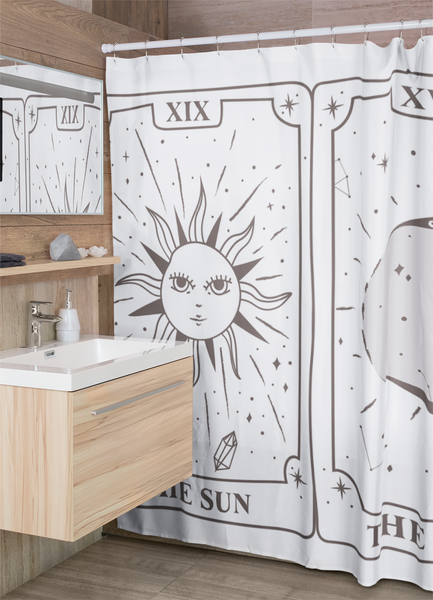 Shower Curtain Celestial Zodiac Bathroom - Dakoda Goods & Co.
